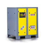 Šroubový kompresor řady F, výkon pohonu 15 kW, průtok 1,5/1,9/2,3 m³/min, max. provozní tlak 13, 10 nebo 8 bar
