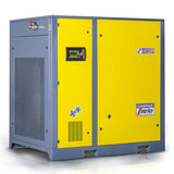 Schraufkompressor F Serie, 45 kW Undriibsleeschtung, 5,7/6,5/7,5 m³/min Volumenstroum, 13, 10 oder 8 bar max. Betribsdrock