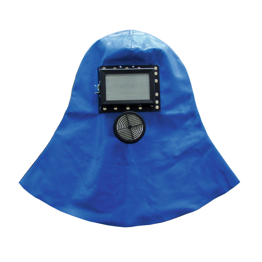 Cappuccio protettivo per sabbiatura 530.1ASt/H (A2-P3R D) con semimaschera integrata Polimask ALFA e filtro combinato DIRIN 230 A2-P3R D compact
