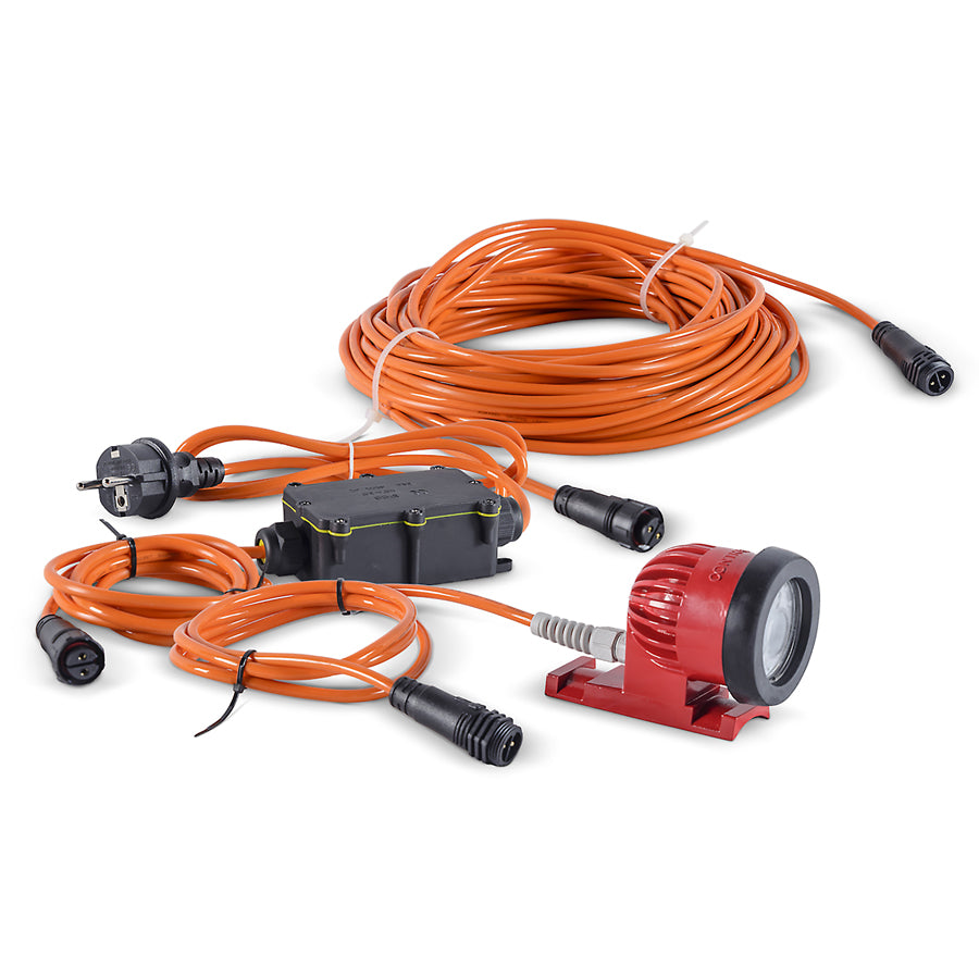 LED pískovací lampa ABL, přibližně 800 lumenů, 7,5 W (srovnatelné s 60W žárovkou), kompletní sada