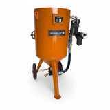 Sableuse NBSC-200, 200 litres, vanne de dosage d’abrasif Micro, FSV, SGV ou GVA, combinaison possible avec d’autres accessoires en option