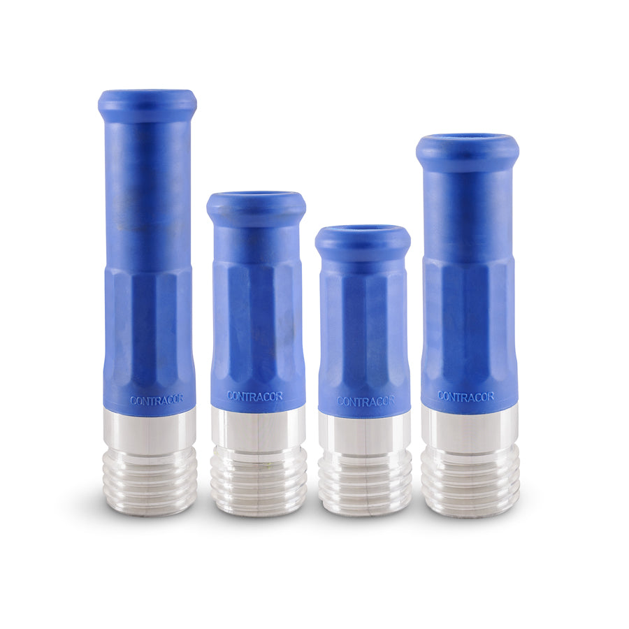 Venturiho tryska pro abrazivní tryskání Performer 1000, karbid boru, dlouhá, hrubý závit 50 mm, otvor trysky 5–12,5 mm