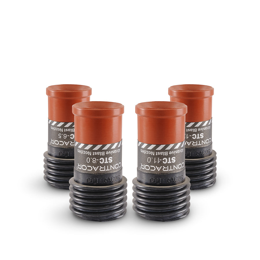 Venturistrahldüse STC, Wolframkarbid, kurz, 50 mm Grobgewinde, Düsenbohrung 5-12,5 mm
