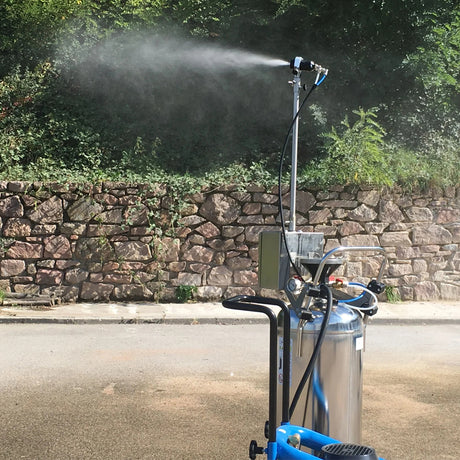 Système de brumisation d’eau Nemo/Marin pour la réduction des poussières, pneumatique, kit complet également disponible avec compresseur