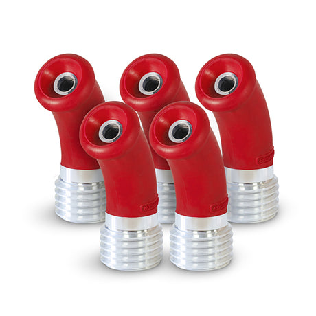 Wénkel-Strahldüs SuperBent 400, 45°, Wolframkarbid, 50 mm Grobgewend, Düsebuer 6,5-12,5 mm