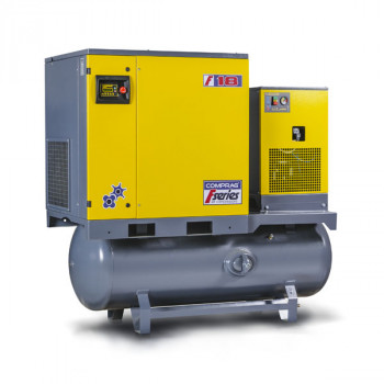 Schraubenkompressor FRD-Serie auf Drucklufttank 500 Ltr., inkl. Kältetrockner RDX, 2,5-3,6 m³/min, 8-10 bar, (18,5-22 kW)