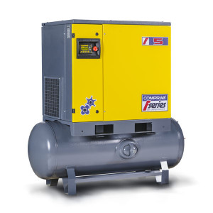 Schraubenkompressor FR-Serie auf Drucklufttank 270 Ltr., 0,65-1,1 m³/min, 8-10 bar, (5,5-7,5 kW)