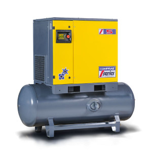 Schraubenkompressor FR-Serie auf Drucklufttank 500 Ltr., 0,65-1,1 m³/min, 8-10 bar, (5,5-7,5 kW)